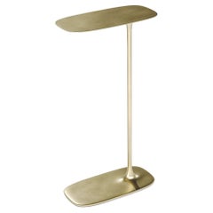 UNISM - Tall side table - Brushed Brass