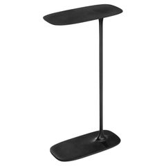 UNISM - tall side table - oxidized aluminium