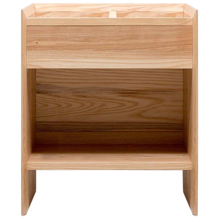 Unison Vinyl Record Storage Cabinet In Natural Ash For Sale At 1stdibs