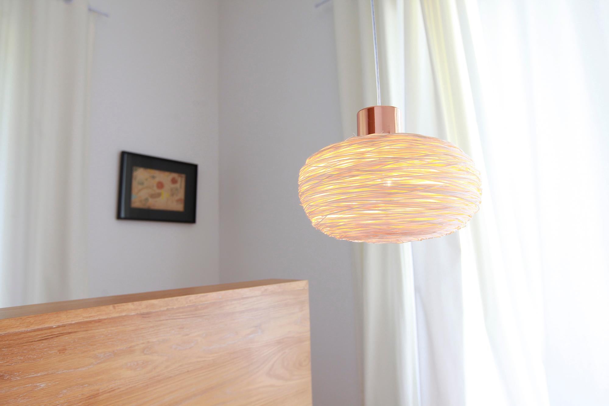 Thai Unit Pendant-R by Ango, Luxuriously Stripped Down Electro Native Pendant Lamp For Sale