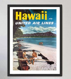 United Airlines - Hawaii Original Poster, 1960