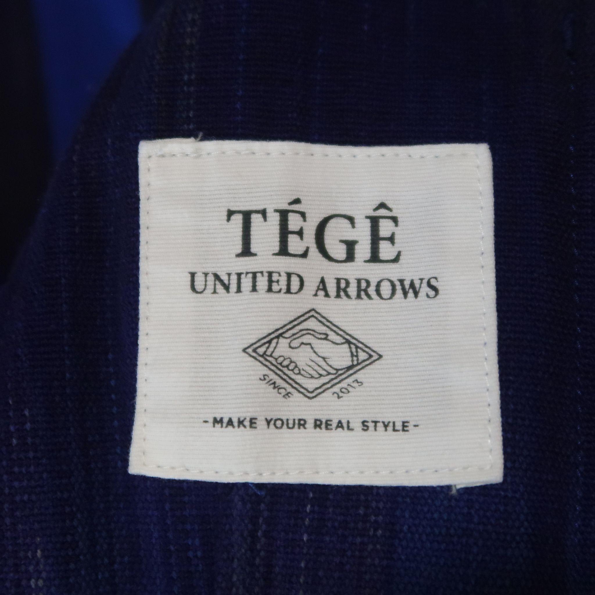 UNITED ARROWS 34 Short Blue & Purple Stripe Cotton Sport Coat 3