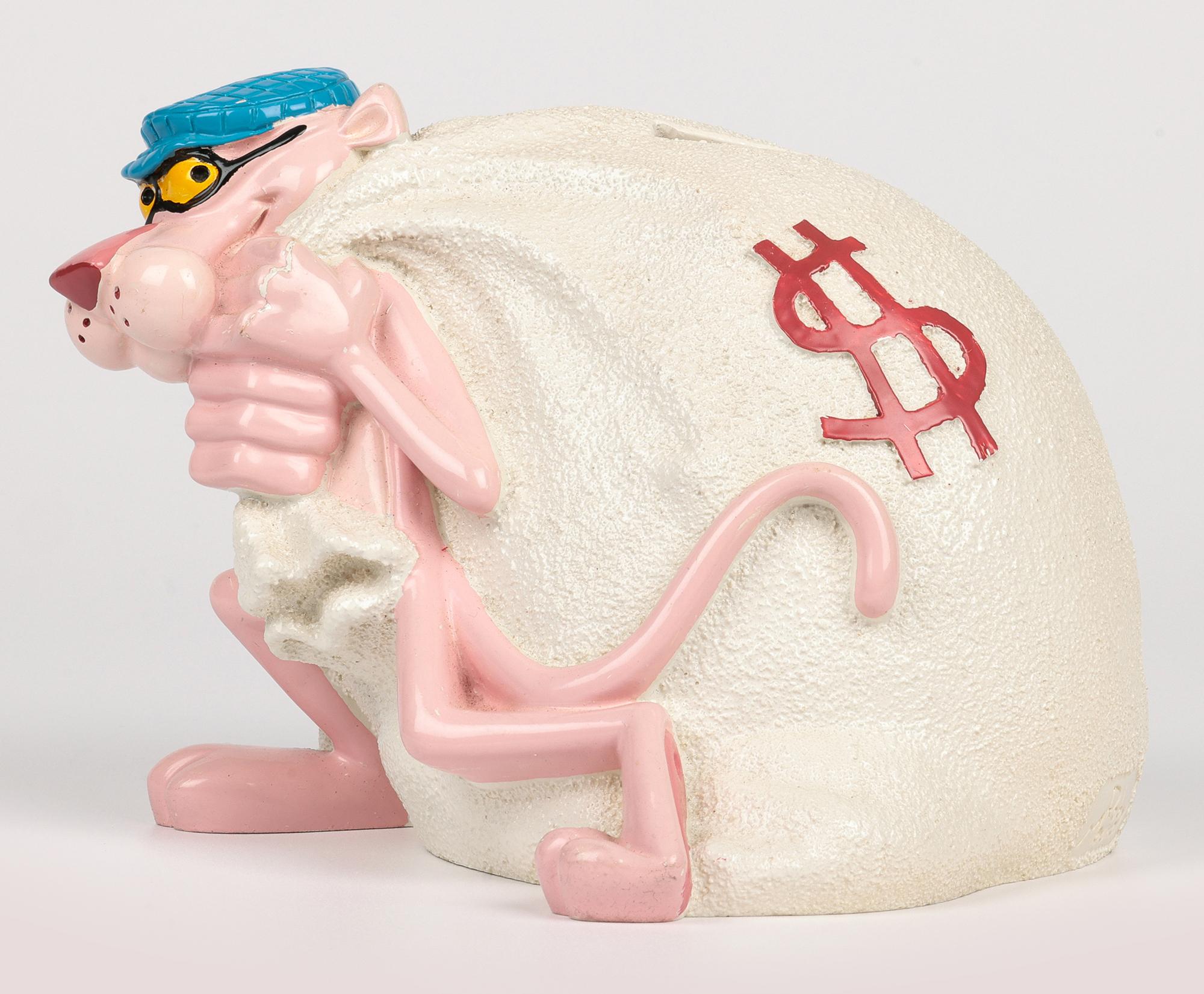 United Artists Vintage Roby Mouro Pink Panther Swag Money Box For Sale 5
