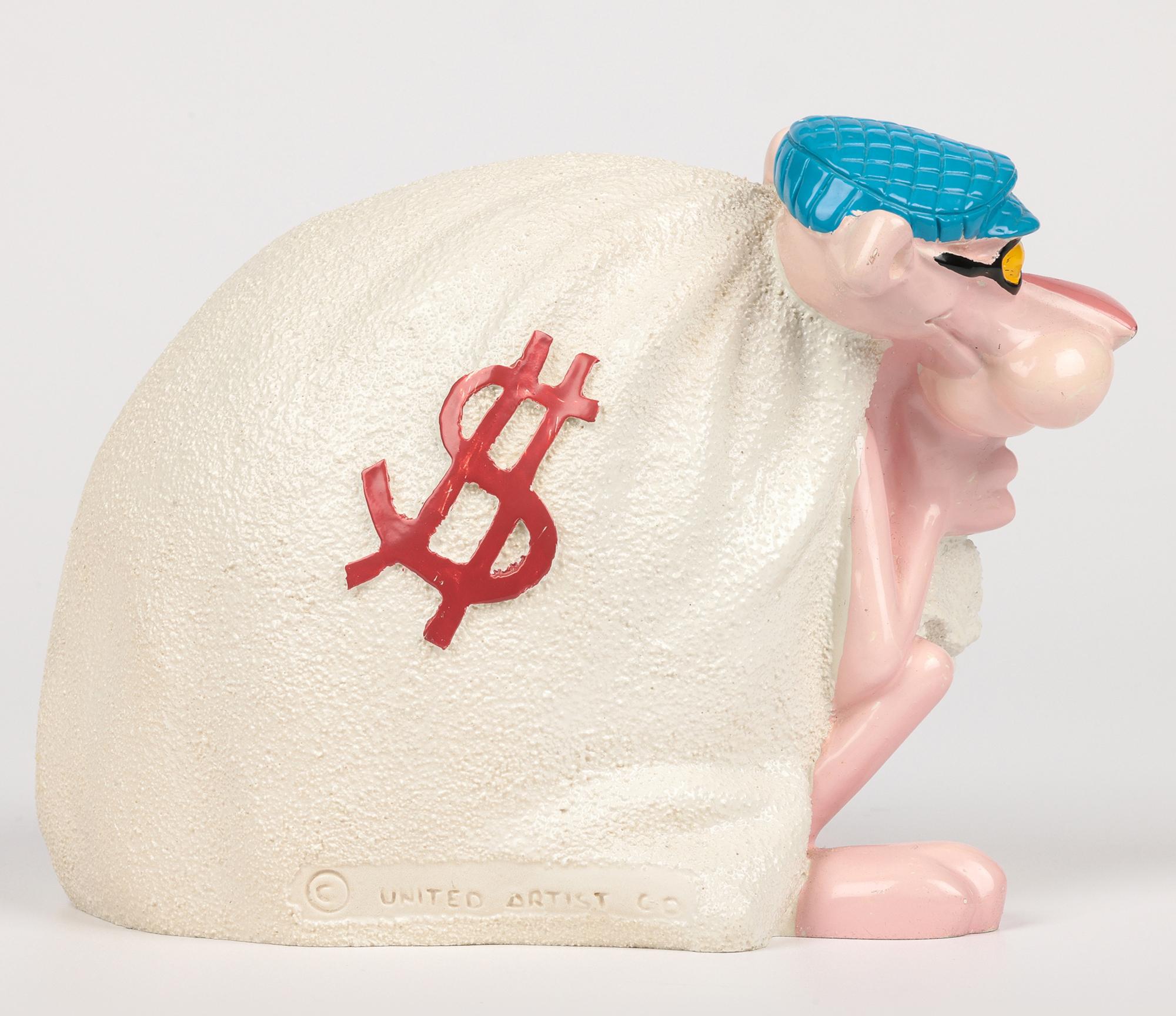 United Artists Vintage Roby Mouro Pink Panther Swag Money Box For Sale 8