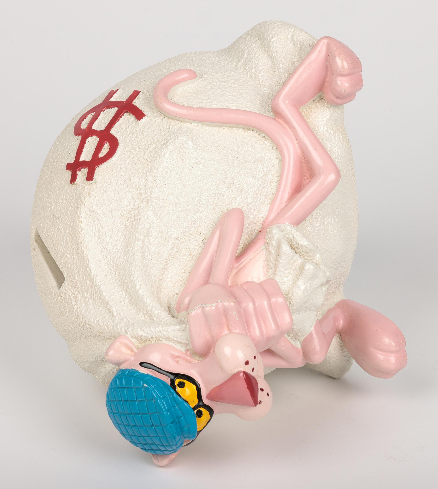 Late 20th Century United Artists Vintage Roby Mouro Pink Panther Swag Money Box For Sale