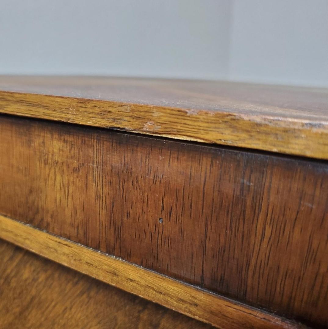 Mid-20th Century United Furniture Brutalist Tiki End Table For Sale