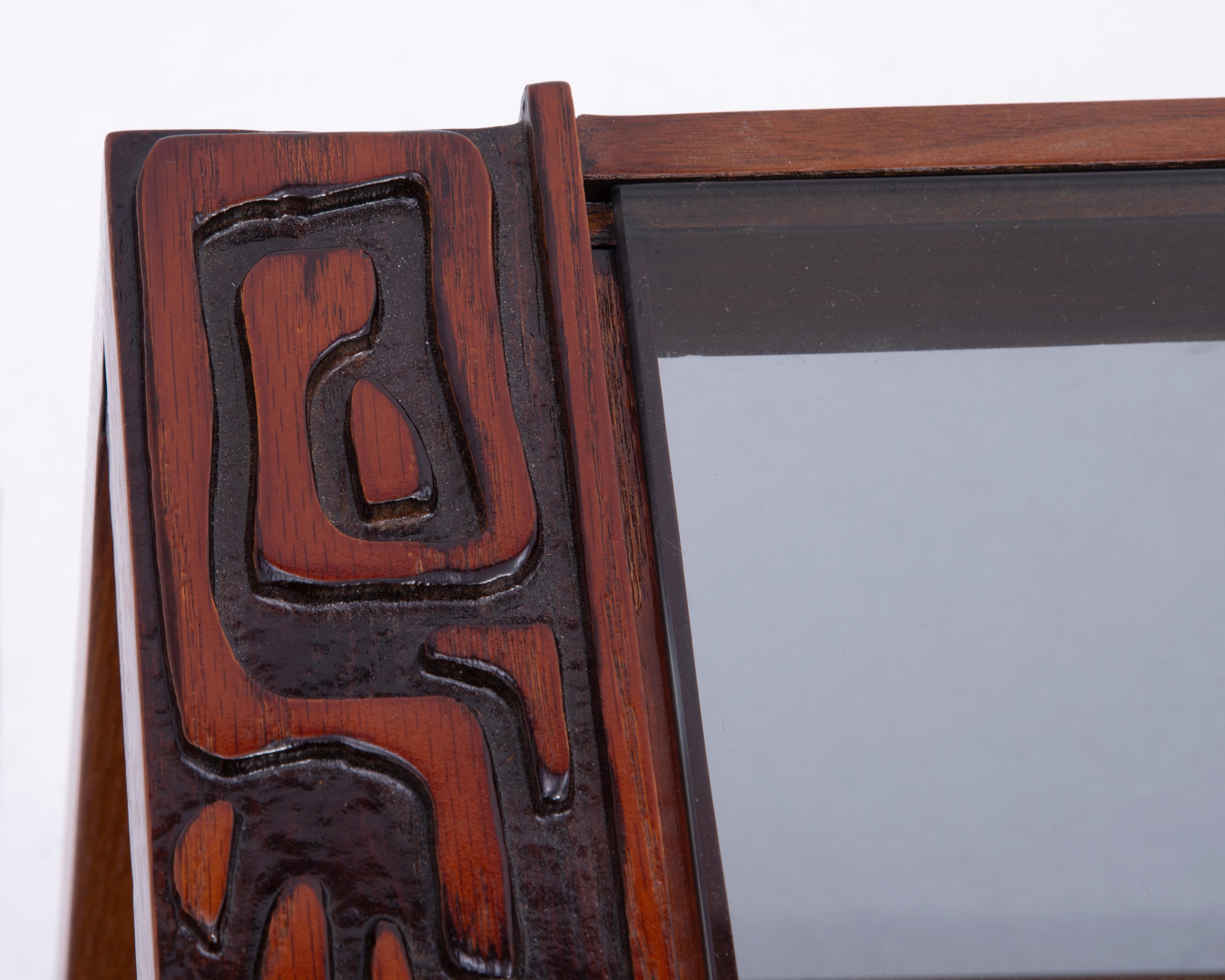 United Furniture Illustrata Tiki Coffee Table Pulaski Oceanic Witco Tribal For Sale 2