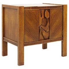 United Furniture Mid Century Brutalist Nightstand