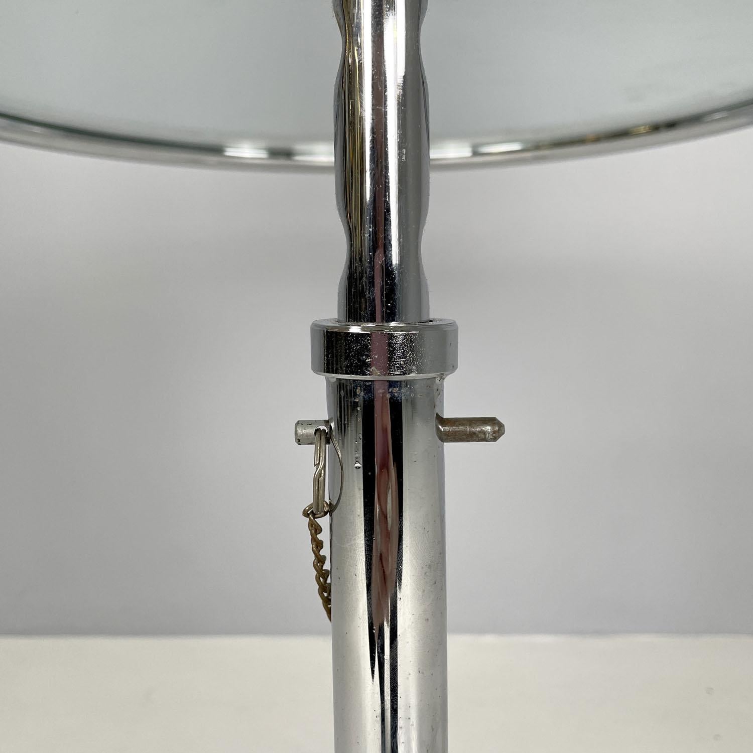 United Kingdom modern chromed metal glass coffee table E 1027 Eileen Gray, 1990s 8
