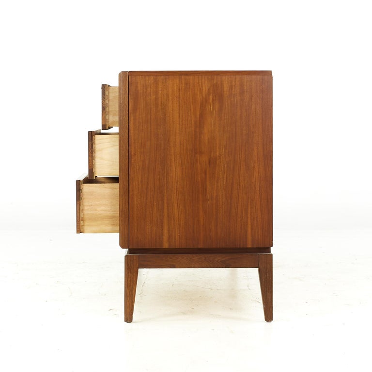 United MidCentury Walnut China at 1stDibs