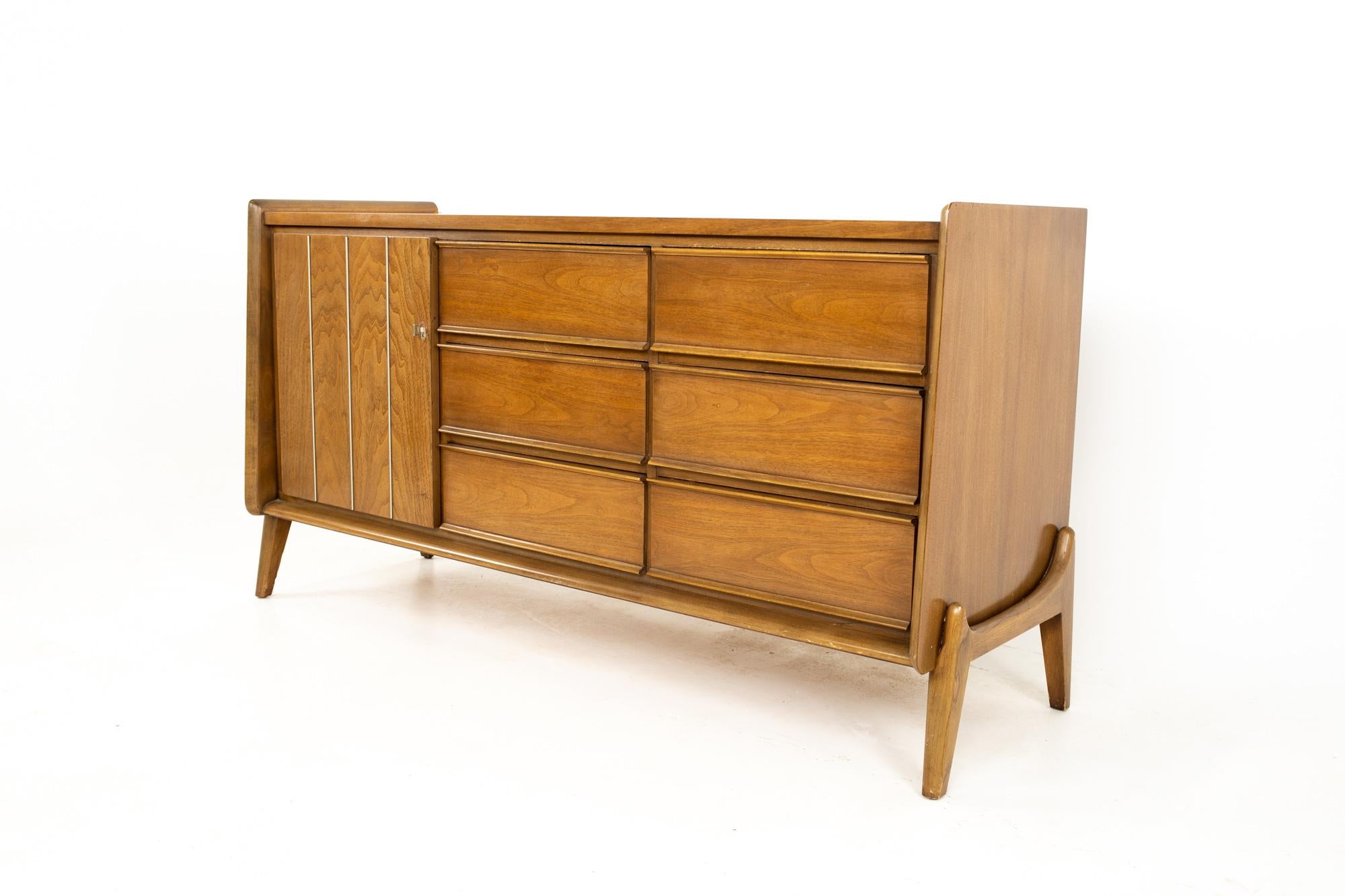 united mid century dresser