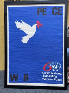 "United Nations: Translating War Into Peace" Vietnam Propaganda Poster