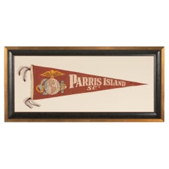 United State Marine Corps Parris Island Pennant ca 1917-1930