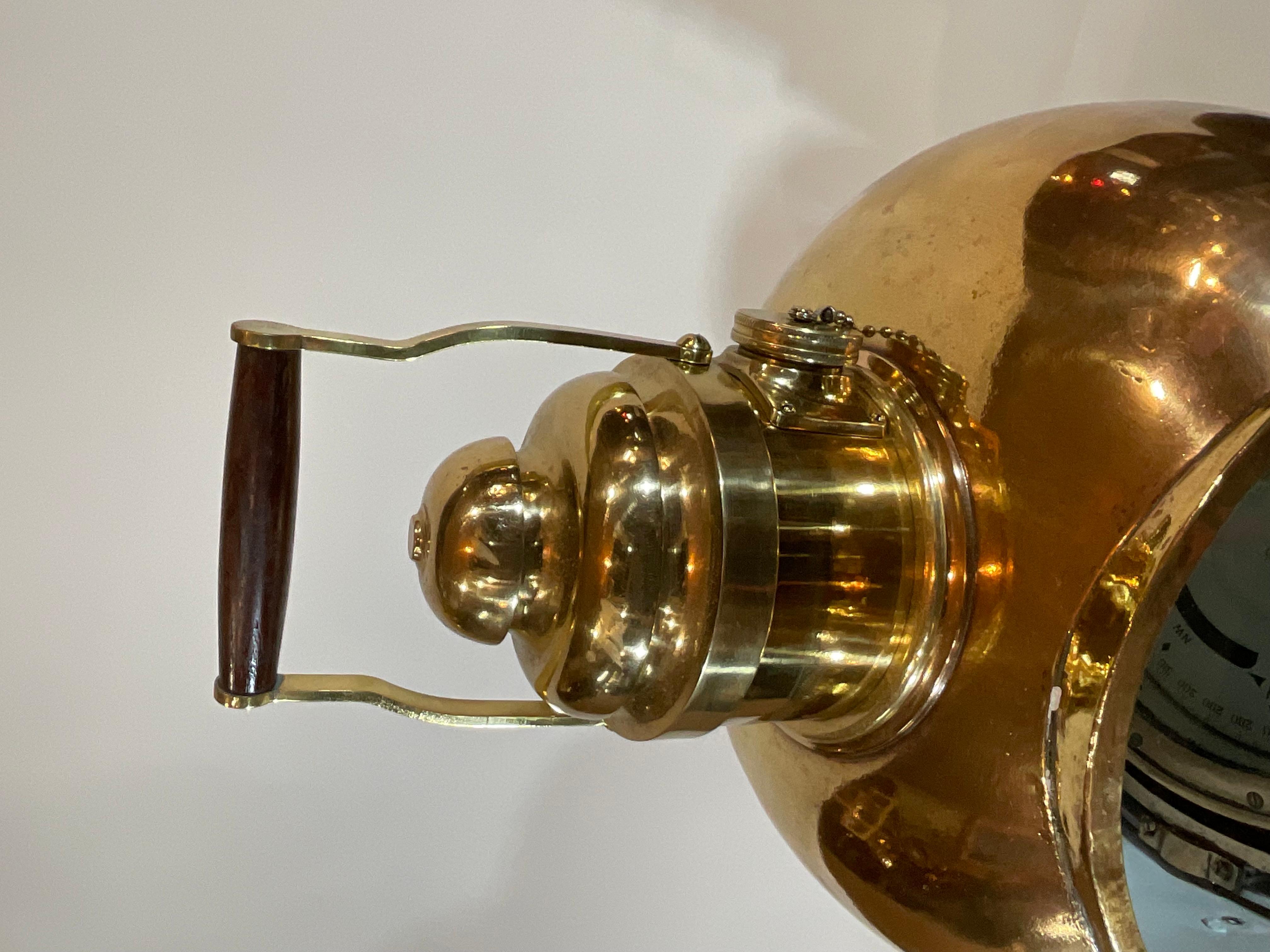 United State Navy Schiffe Binnacle Kompass im Angebot 3