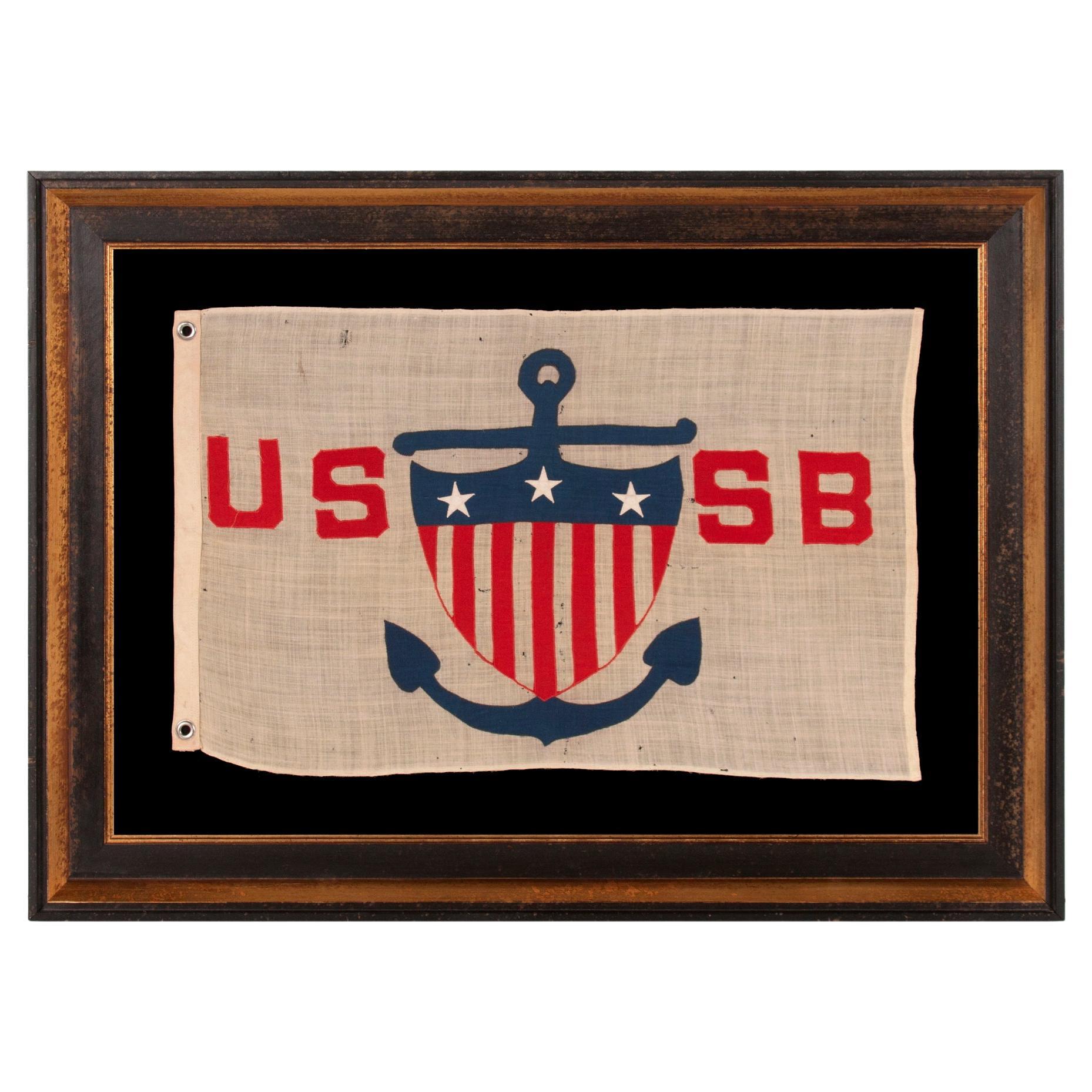 United State Shipping Board Flag, ca 1917-1934