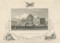United States Capitol, Washington, Washington Selecting the Site, circa 1850