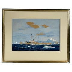Vintage United States Coast Guard Cutter George W. Campbell WPG 32