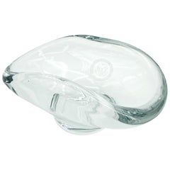 United States US Senate Eagle Crystal Glass Candy Dish Bowl Centrepiece