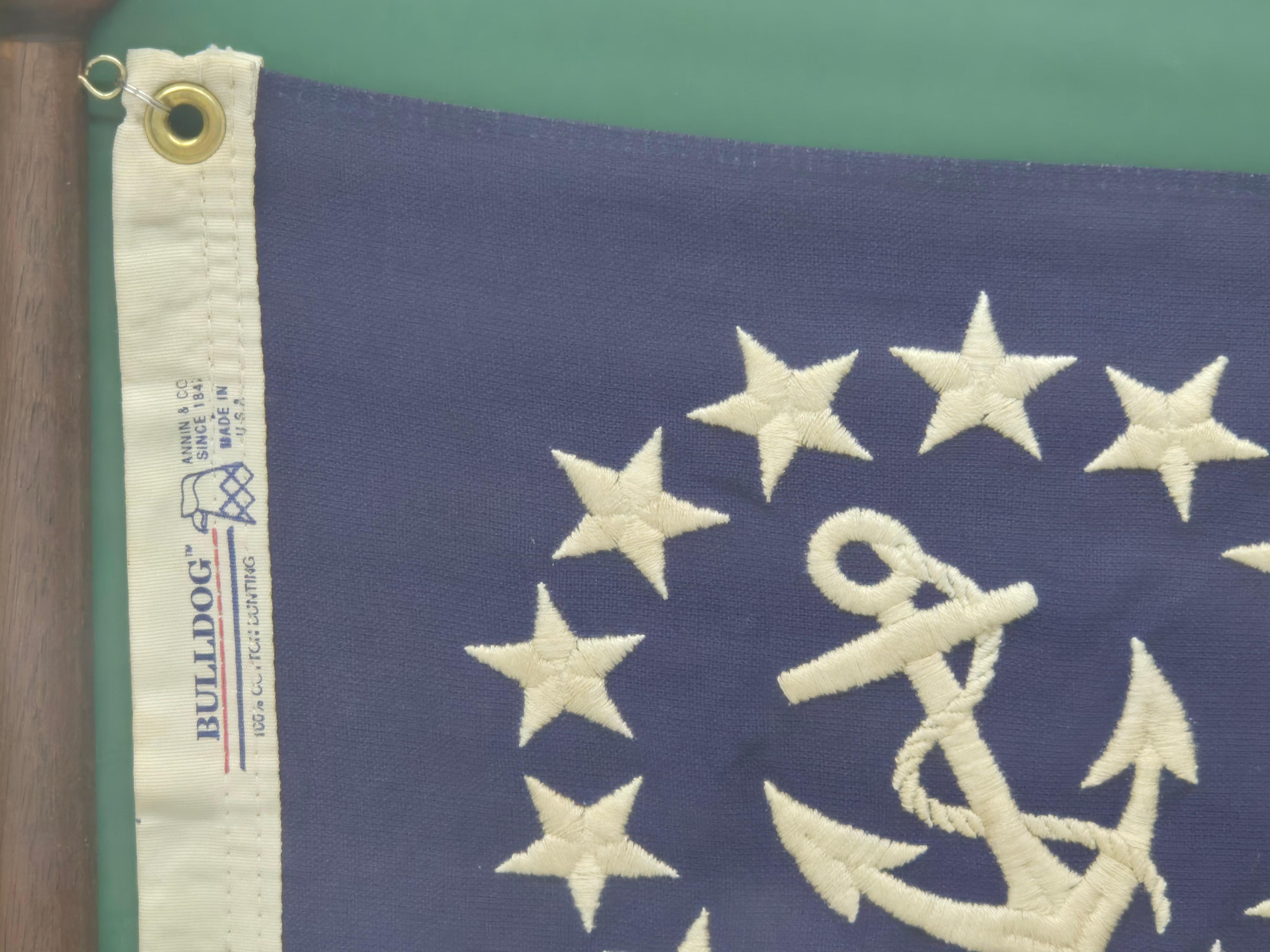 Bandera de Yate de los Estados Unidos en Marco Shadowbox en venta 4