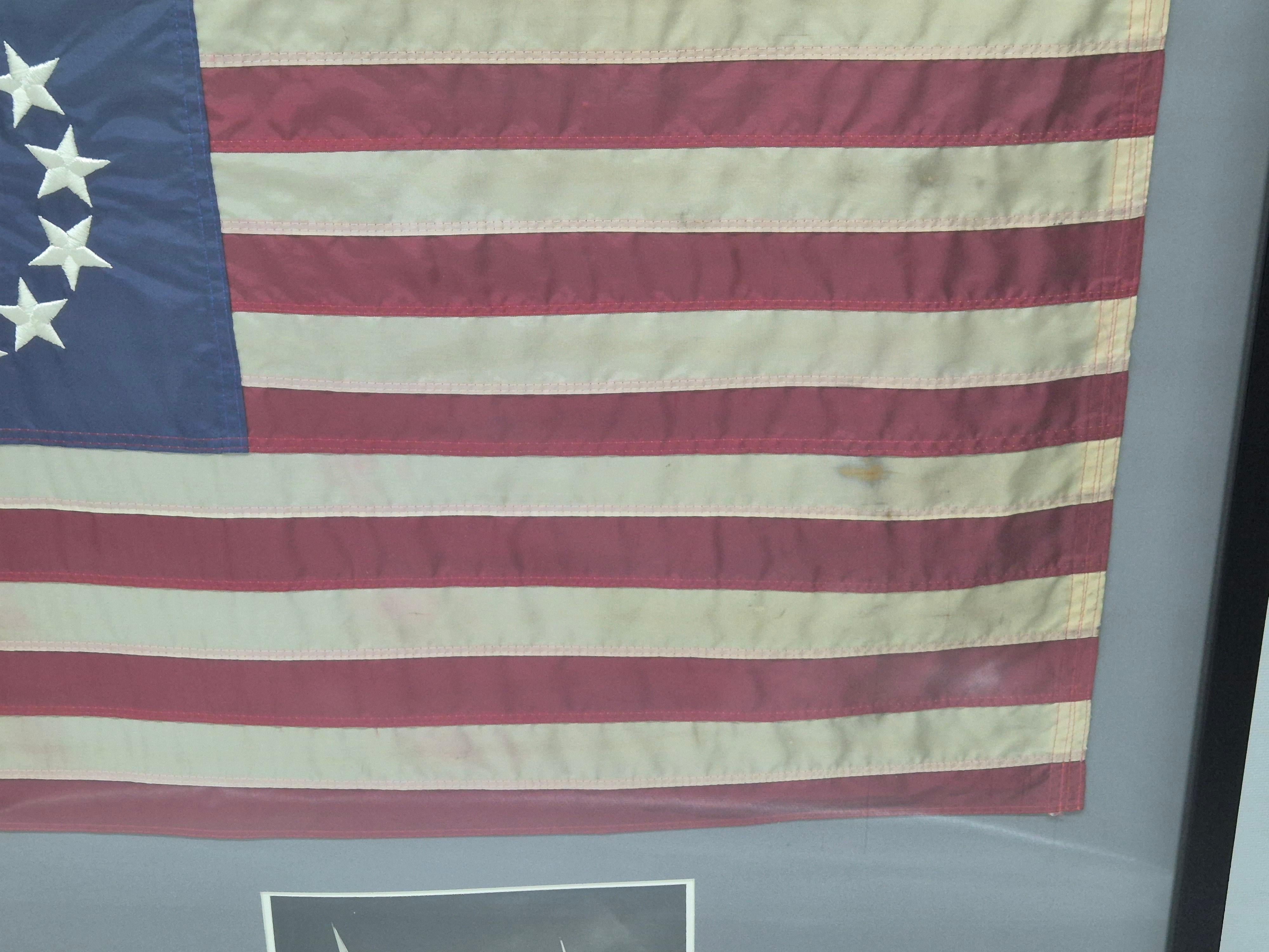 Bandera de Yate de los Estados Unidos en Marco Shadowbox en venta 1