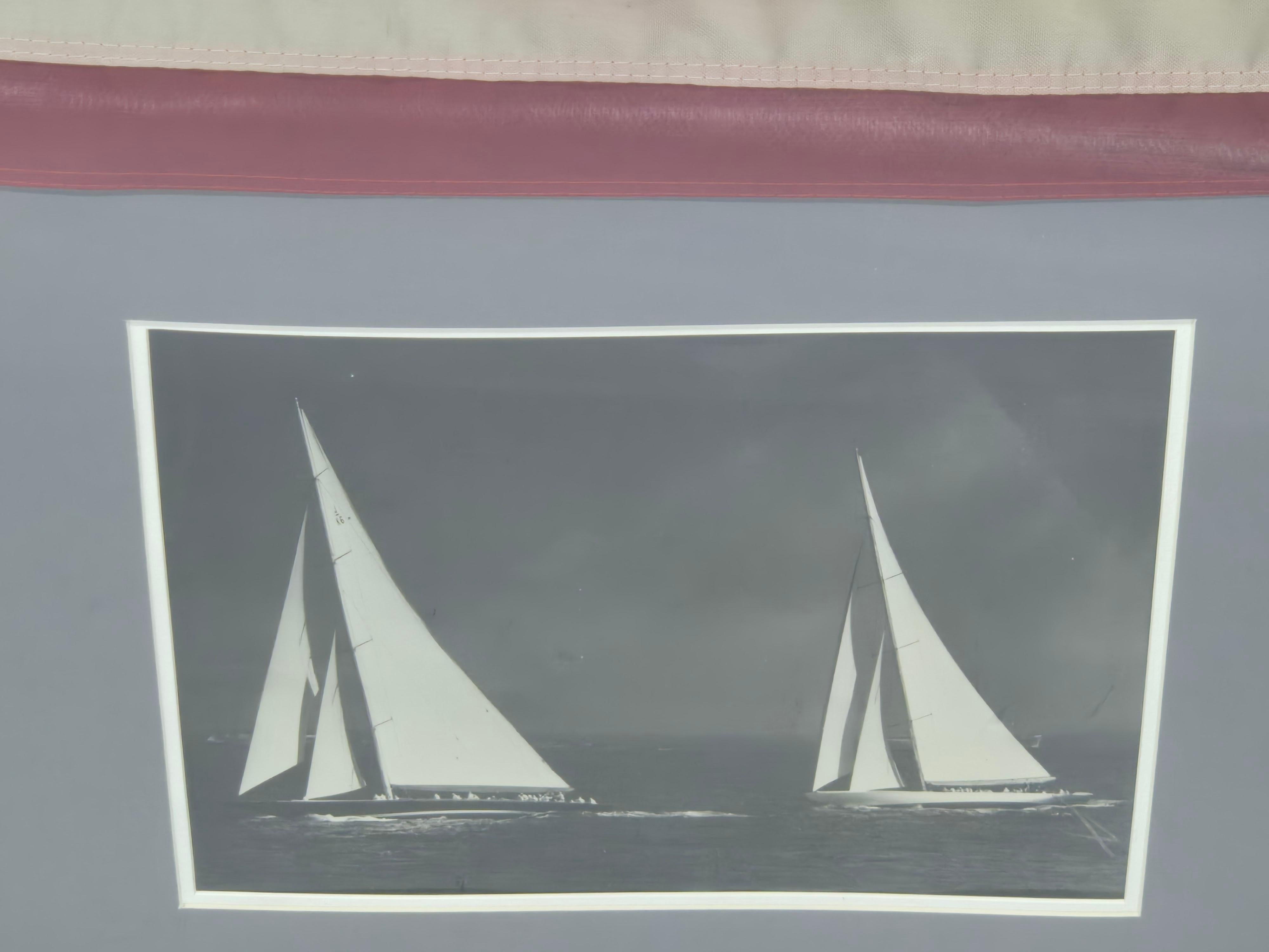 Bandera de Yate de los Estados Unidos en Marco Shadowbox en venta 3