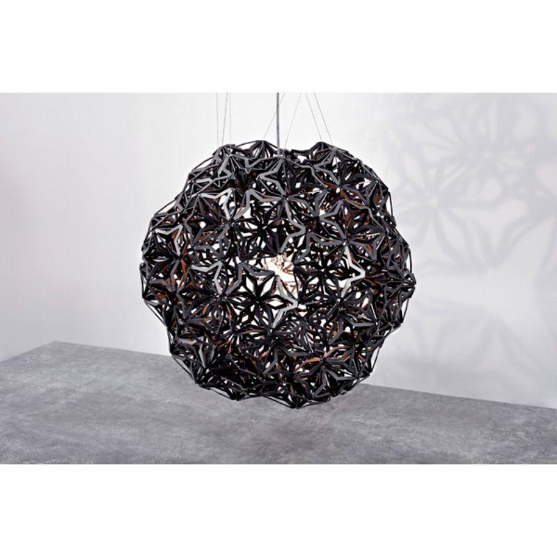 Unity Globe Light V.1 by Paul Heijnen (2016)
Dimensions: H85 x L85 x W85 cm
Materials: Coated steel/stainless steel version on commission

Available in different varieties/stains.

Each Globe consists of 1080 individual, hand-assembled modular
