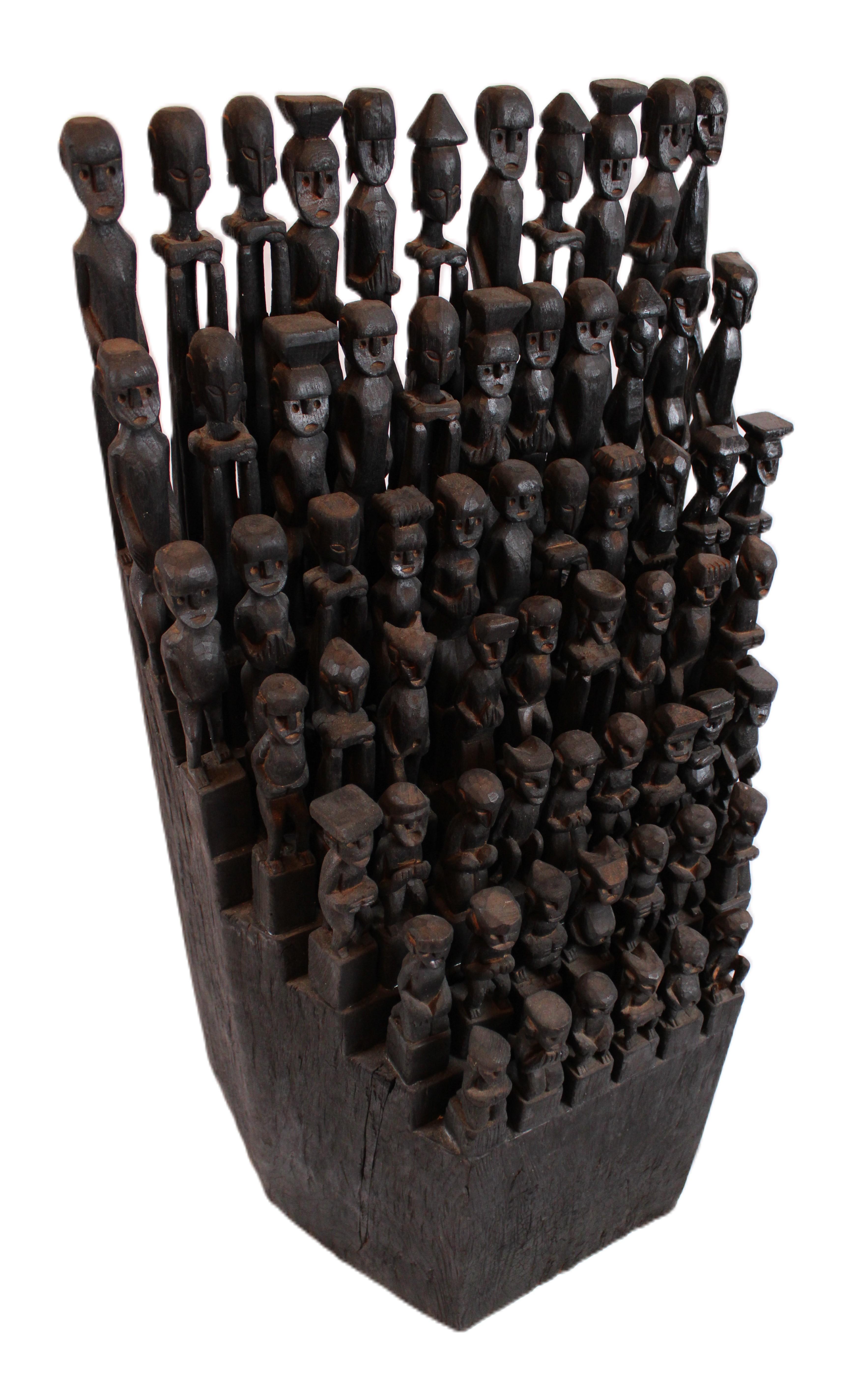 20th Century Unity in Carved Wood For Sale