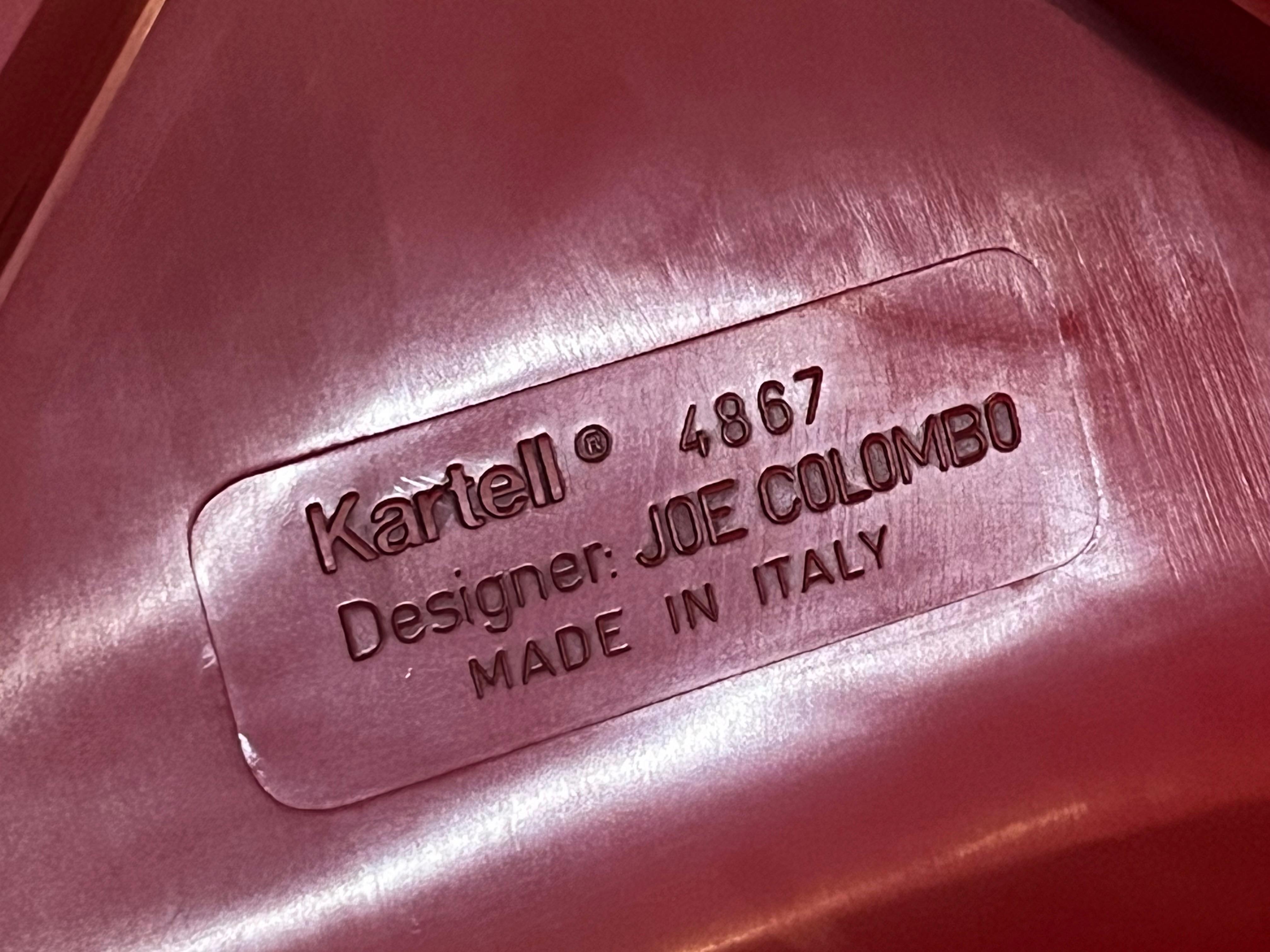 Chaise Universal par Joe Colombo pour Kartell , années 1960 en vente 1