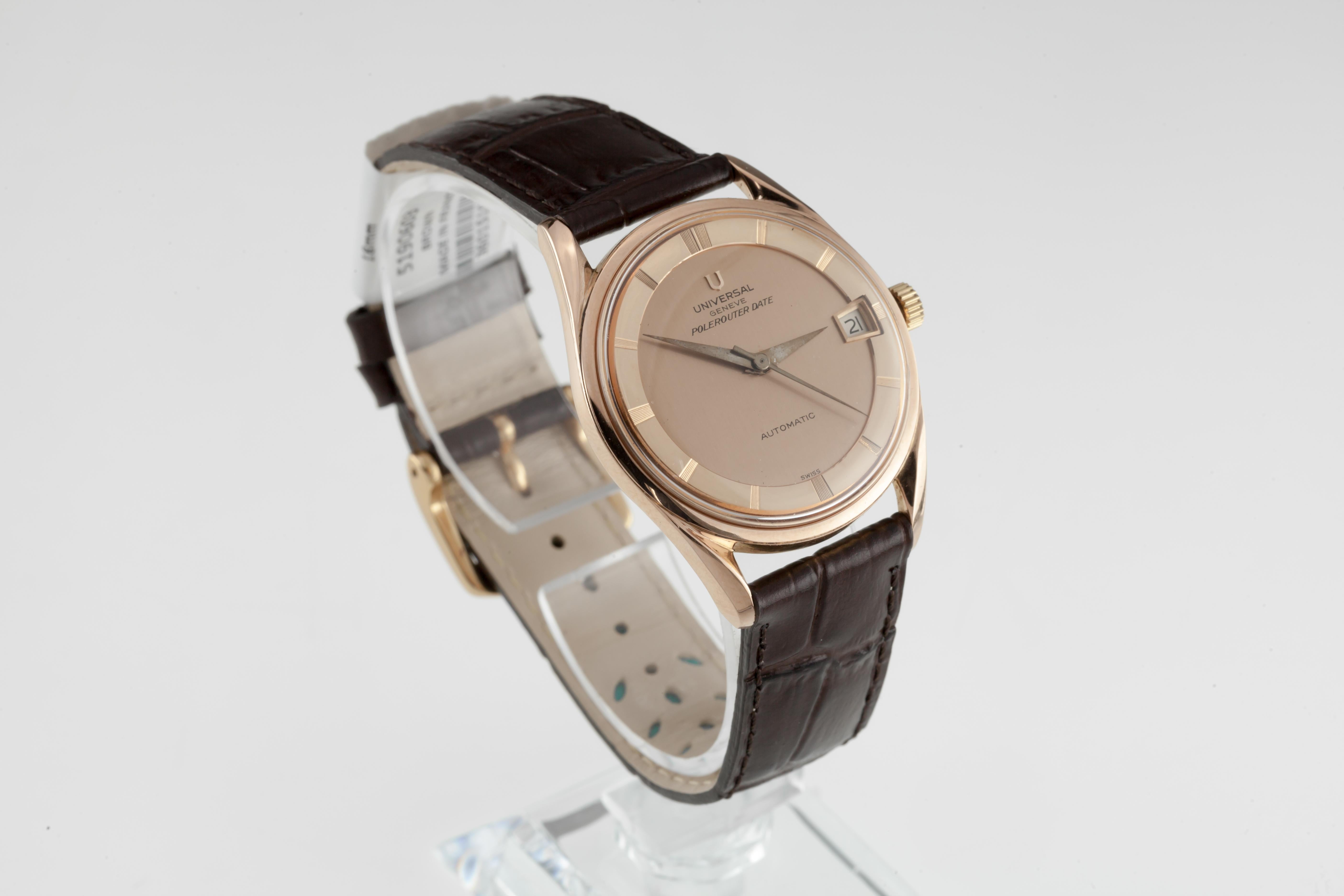 universal geneve polerouter gold