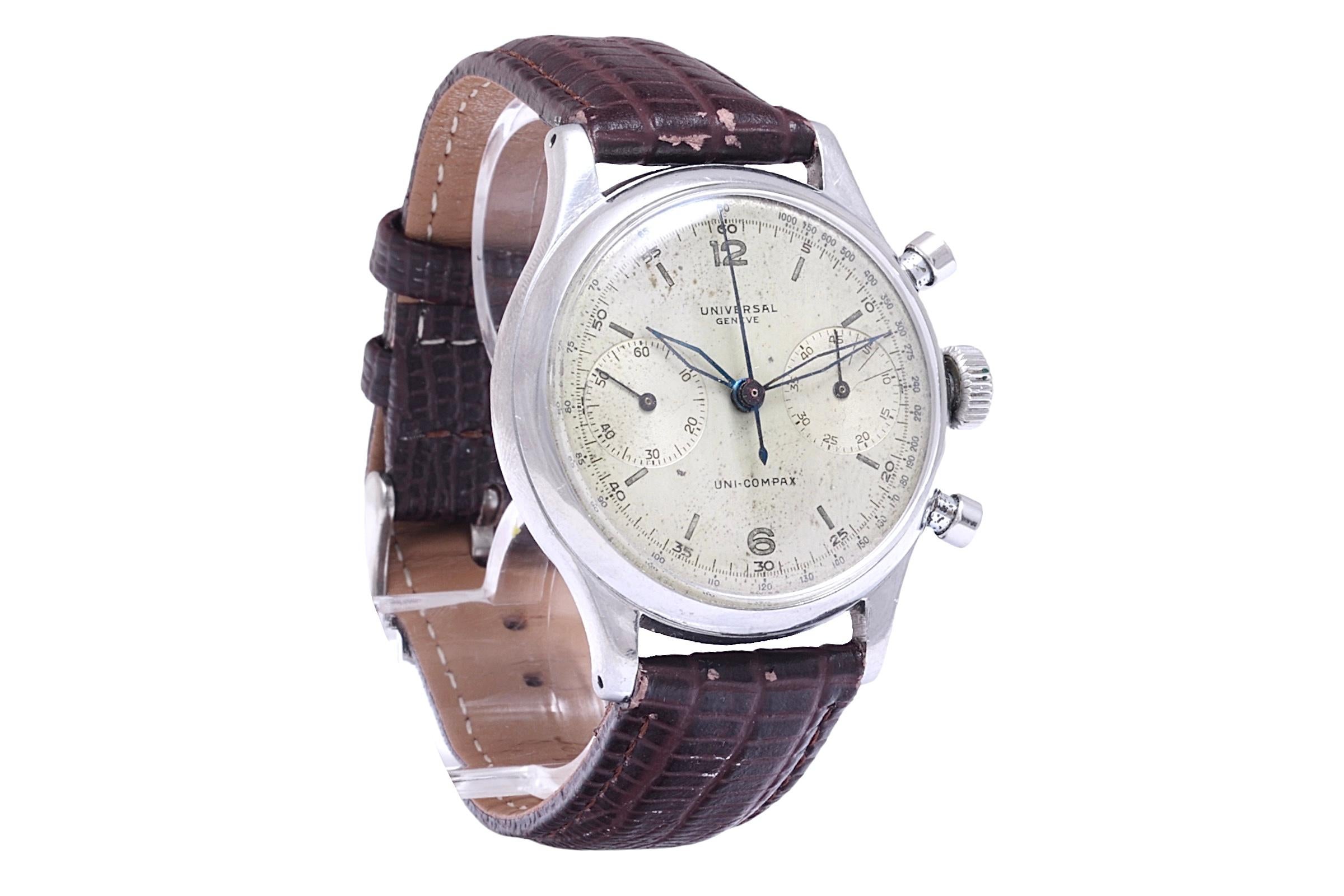 Artisan Universal Genève Jumbo Uni Compax Montre-bracelet chronographe  en vente