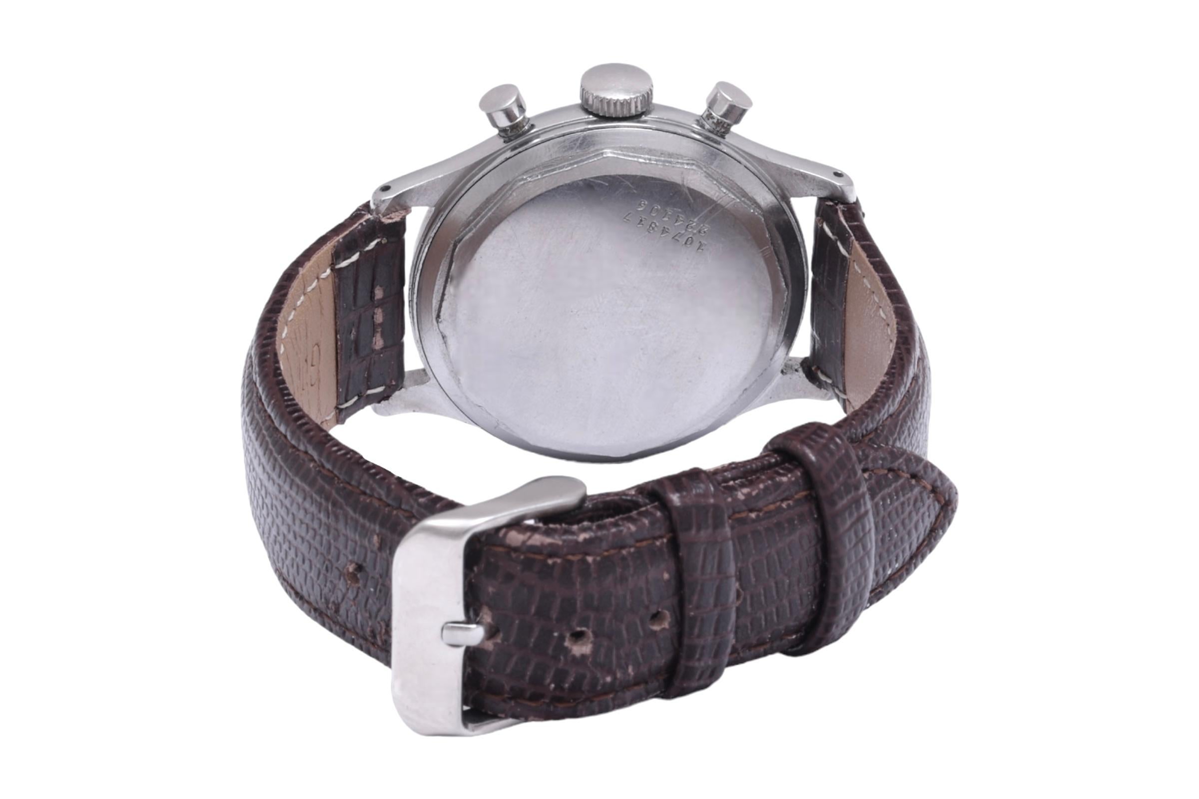 Universal Genève Jumbo Uni Compax Montre-bracelet chronographe  en vente 1