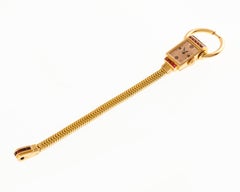 Universal Genève Lady Jewelry Bracelet Watch 18 Carat Yellow Gold and Rubies