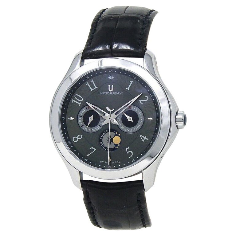 Universal Geneve Okeanos Moon Timer S/S Automatic Men's Watch 871.104