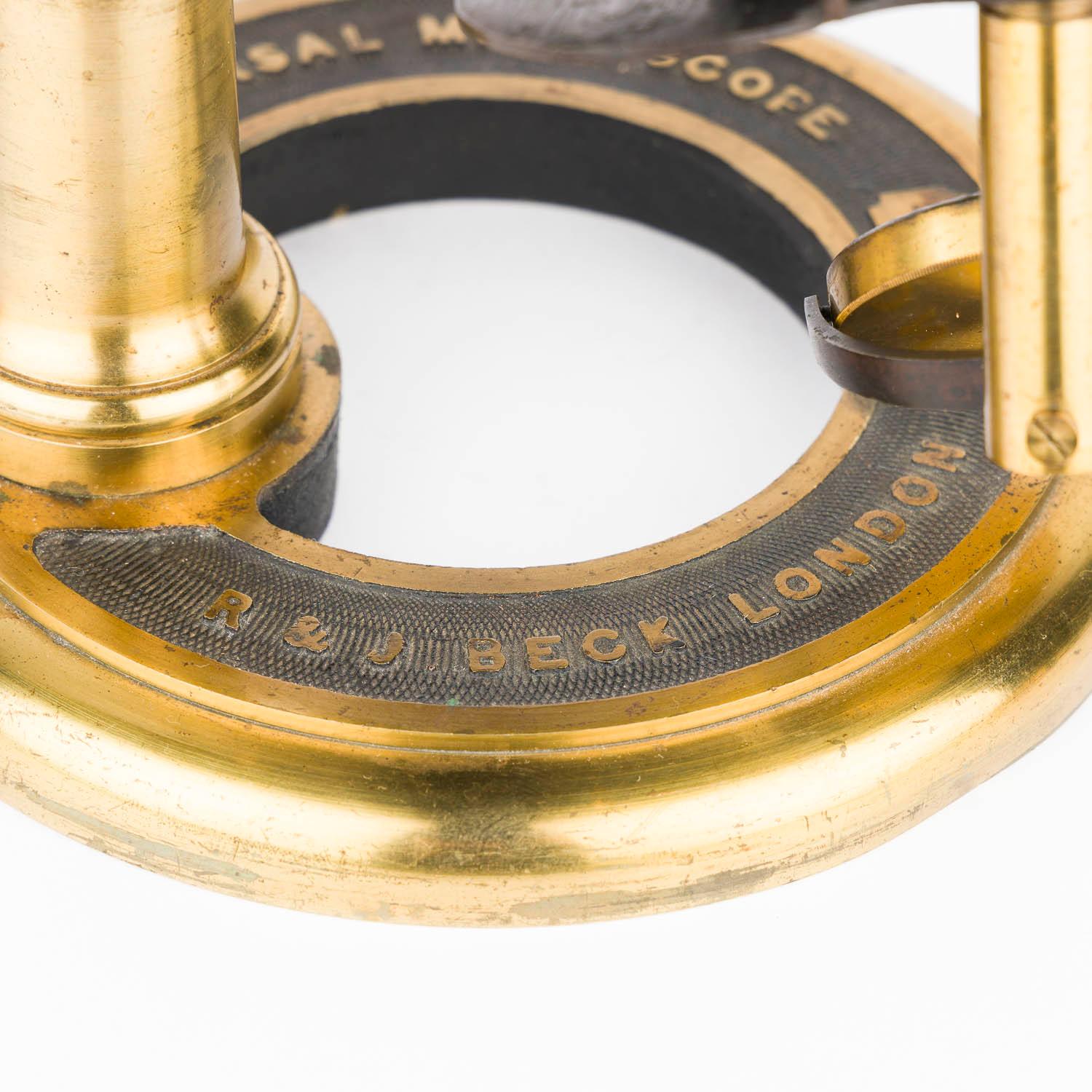 Universal Microscope by R & J Beck of London, 1867. For Sale 8