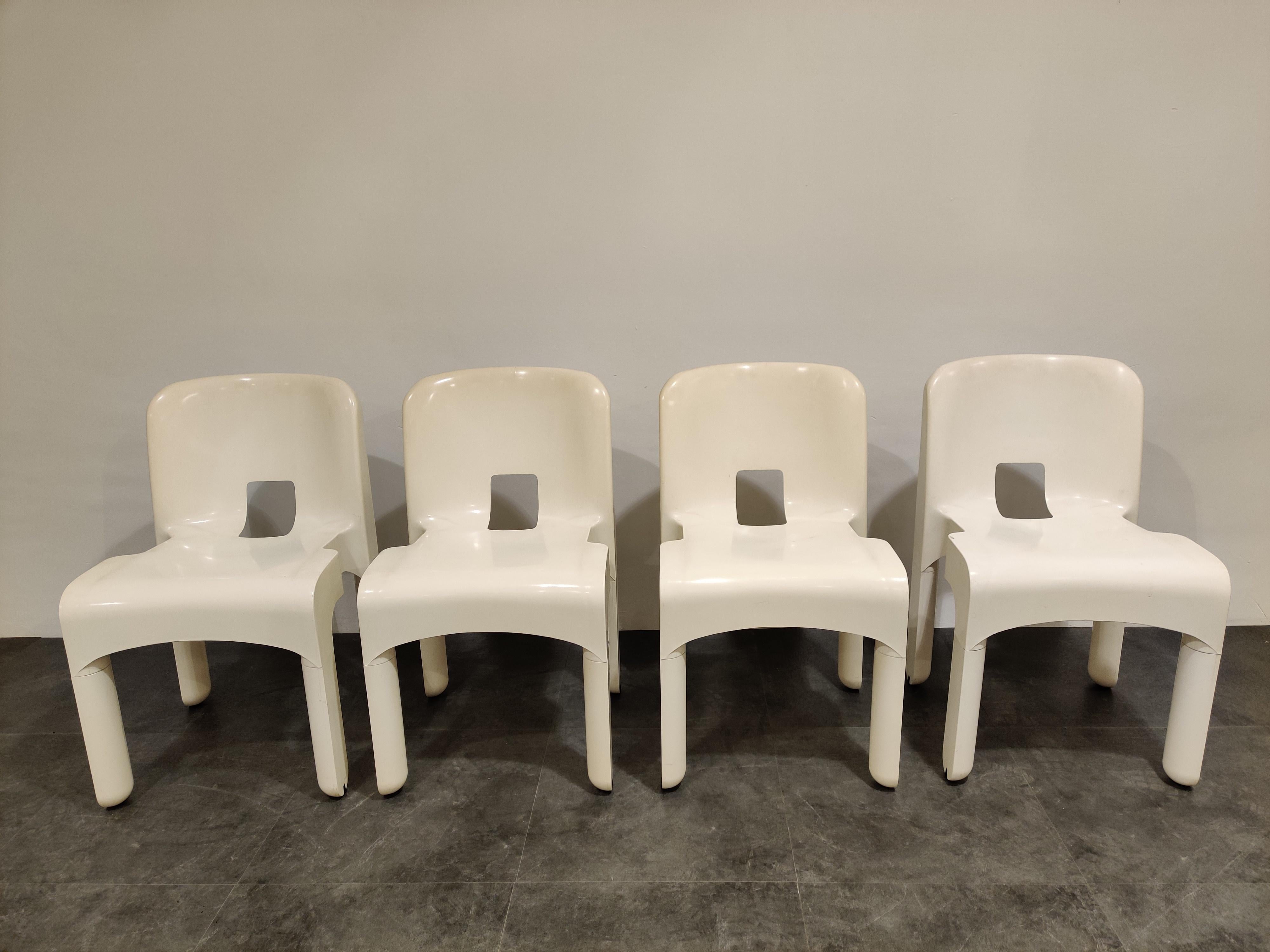 universal white plastic chair