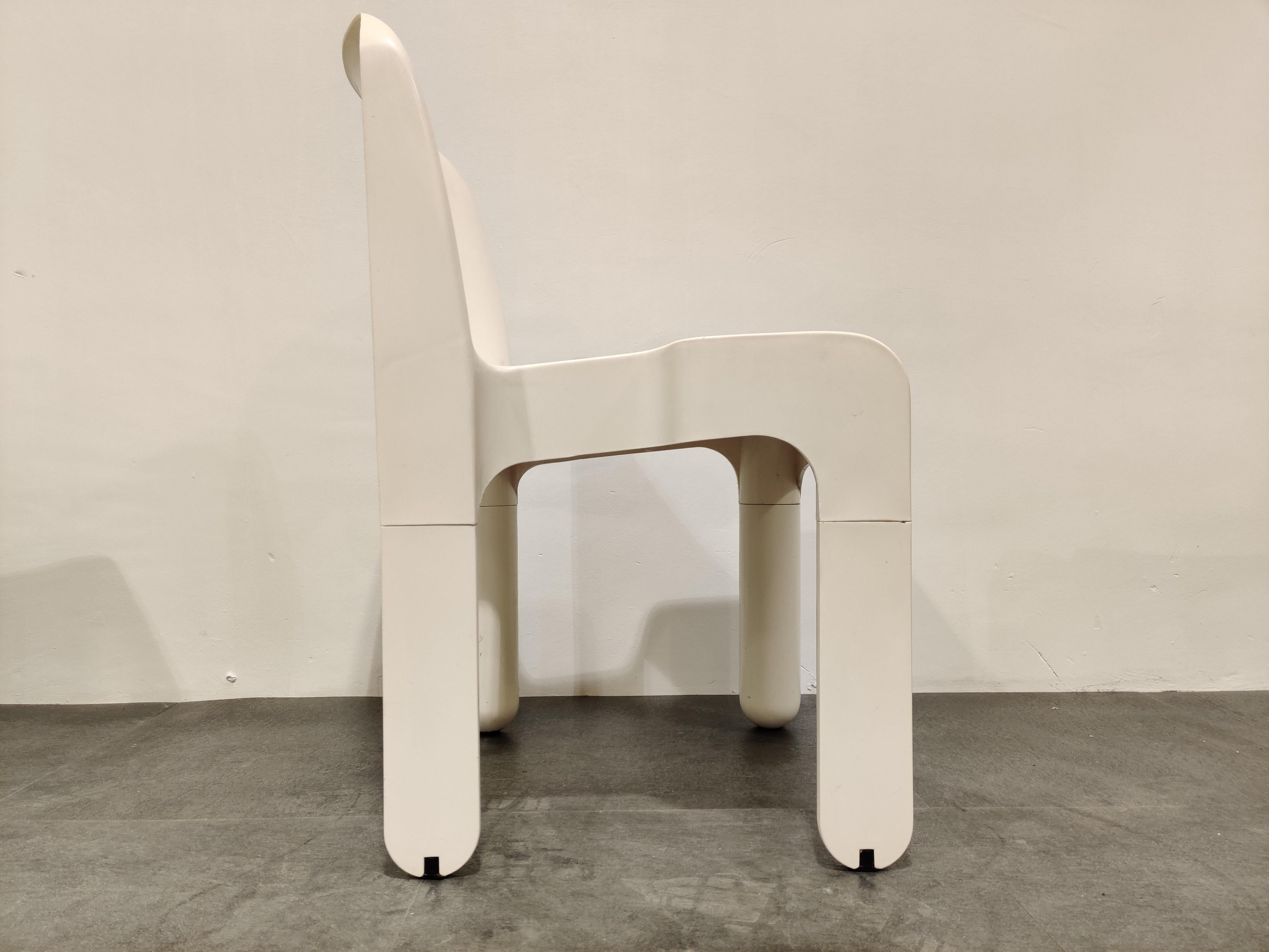 Universal Plastic Chairs Model 4869 by Joe Colombo for Kartell In Good Condition In HEVERLEE, BE