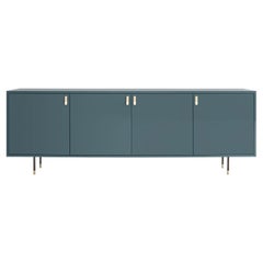 Universe 4-Door Denim-Blue Sideboard by Morica Design