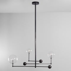 Universe Black Gunmetal Chandelier by Schwung