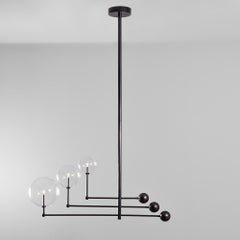 Lustre Universe en bronze noir par Schwung