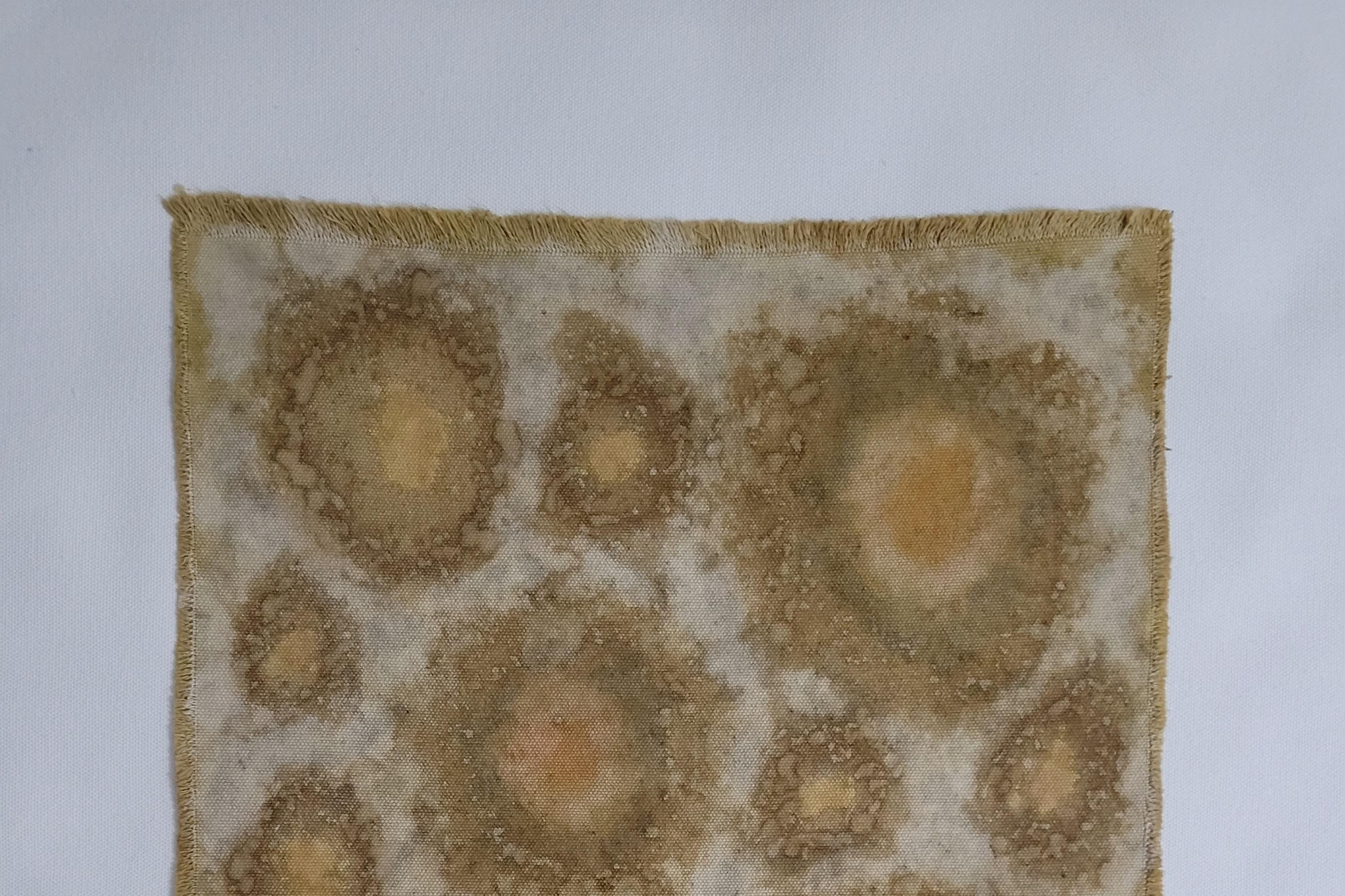 Modern UNIVERSES (1) – Plant-Dyed Botanical Art on Cotton Canvas For Sale