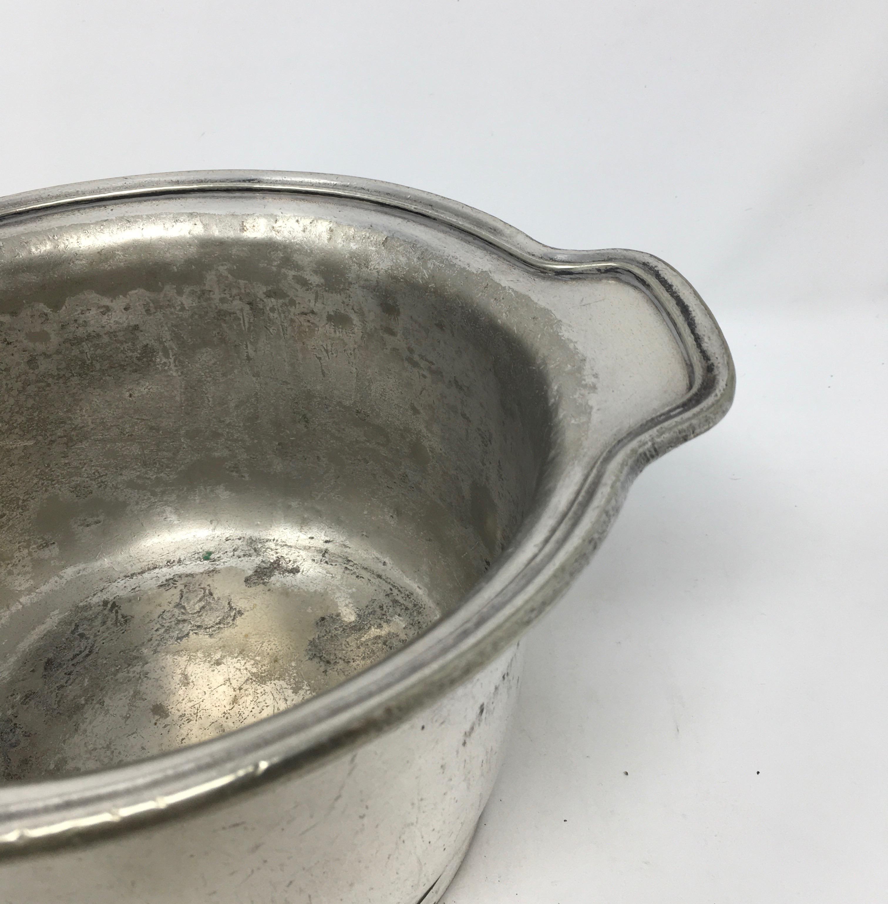 University of Notre Dame Hotel Silver Chiller, Ice Bowl In Good Condition In Houston, TX