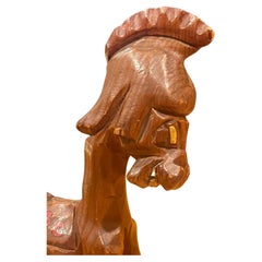 University of Southern California Traveler Mascot Wood Carving by Carter Hoffman