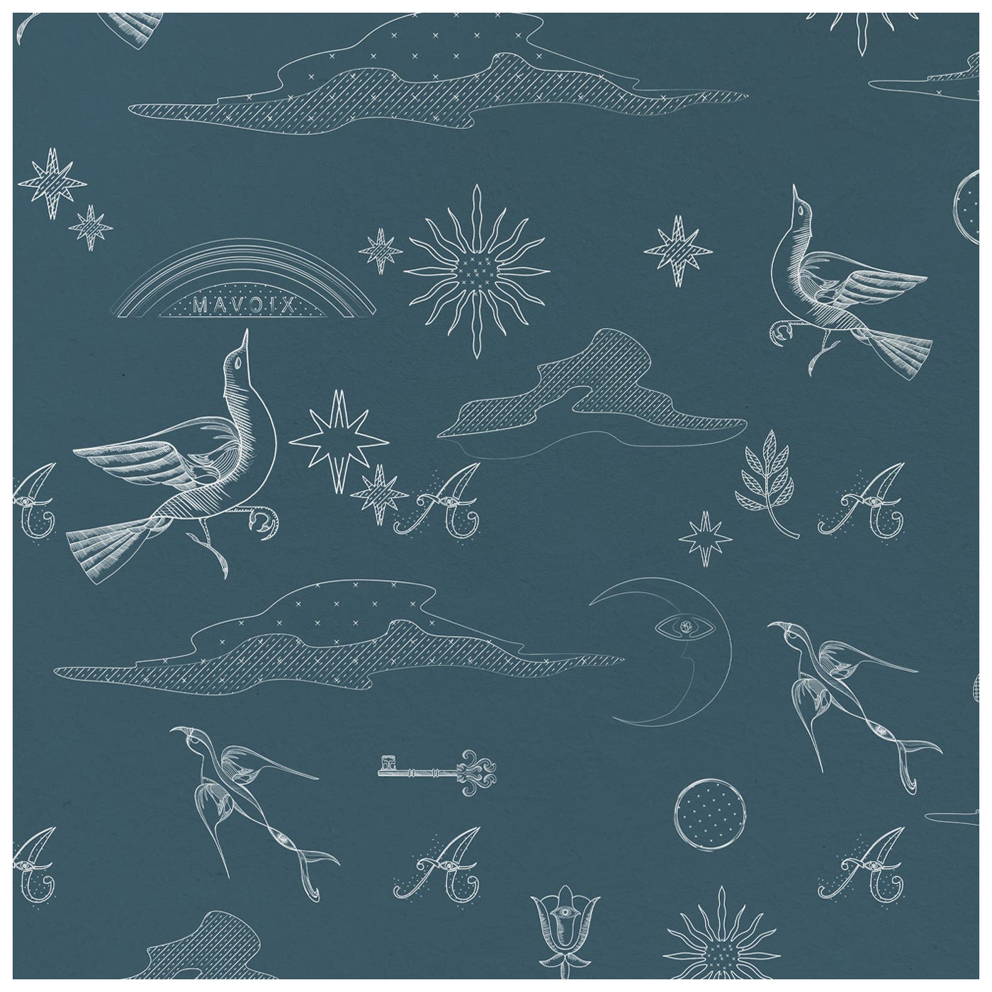Papier peint Universo Abete - Collection Les Petits