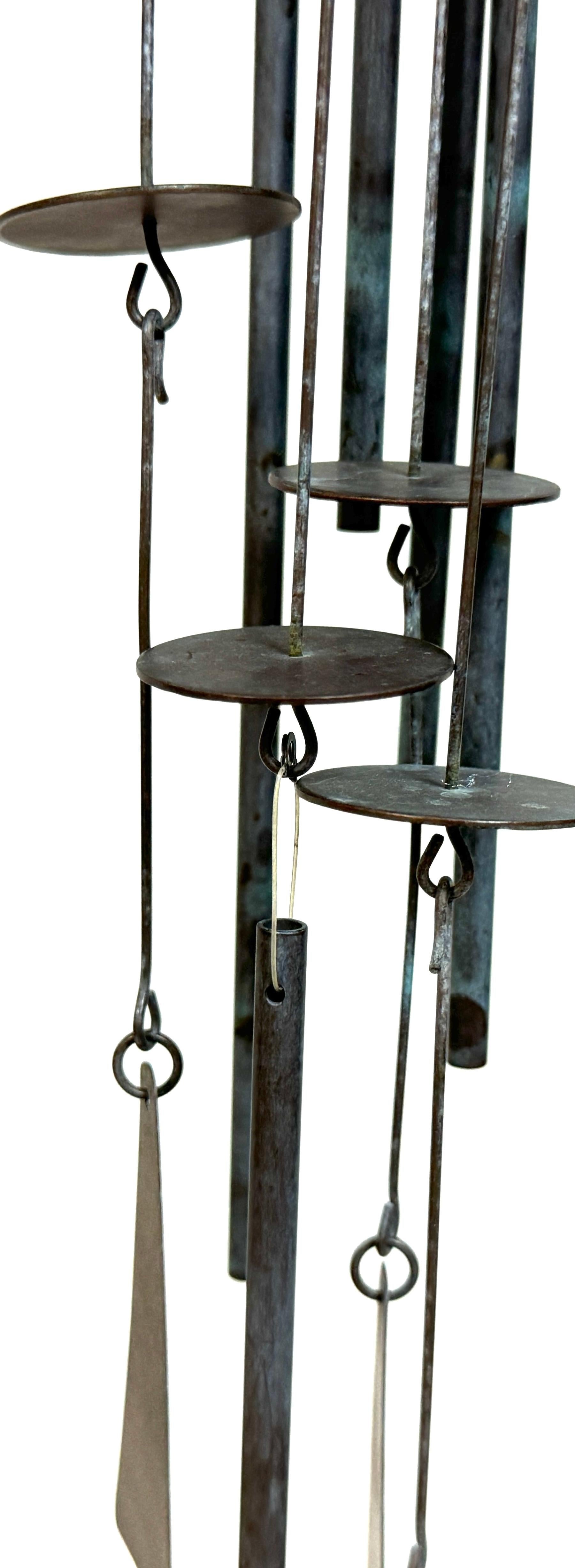 Unknown American Artisan Modern Steel Kinetic Mobile, Circa 1970s For Sale 6