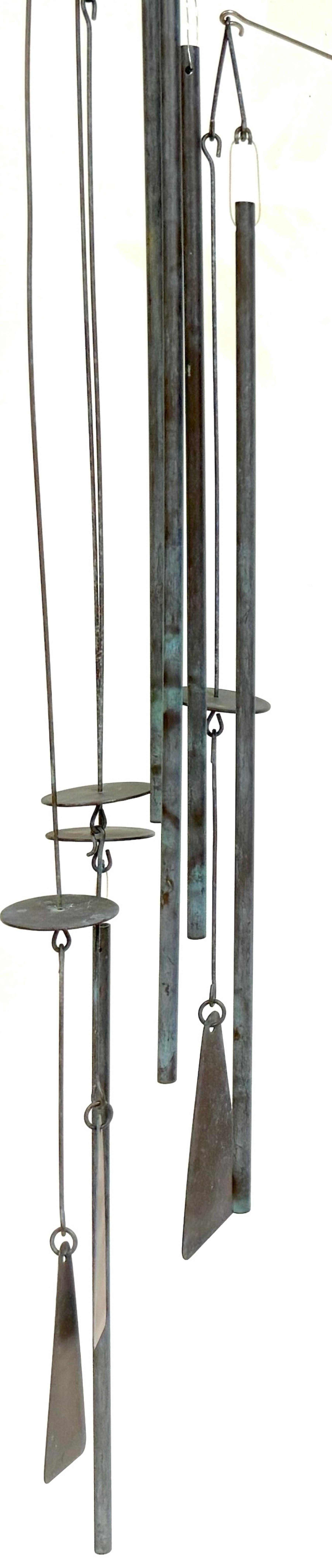 Unknown American Artisan Modern Steel Kinetic Mobile, Circa 1970s For Sale 2