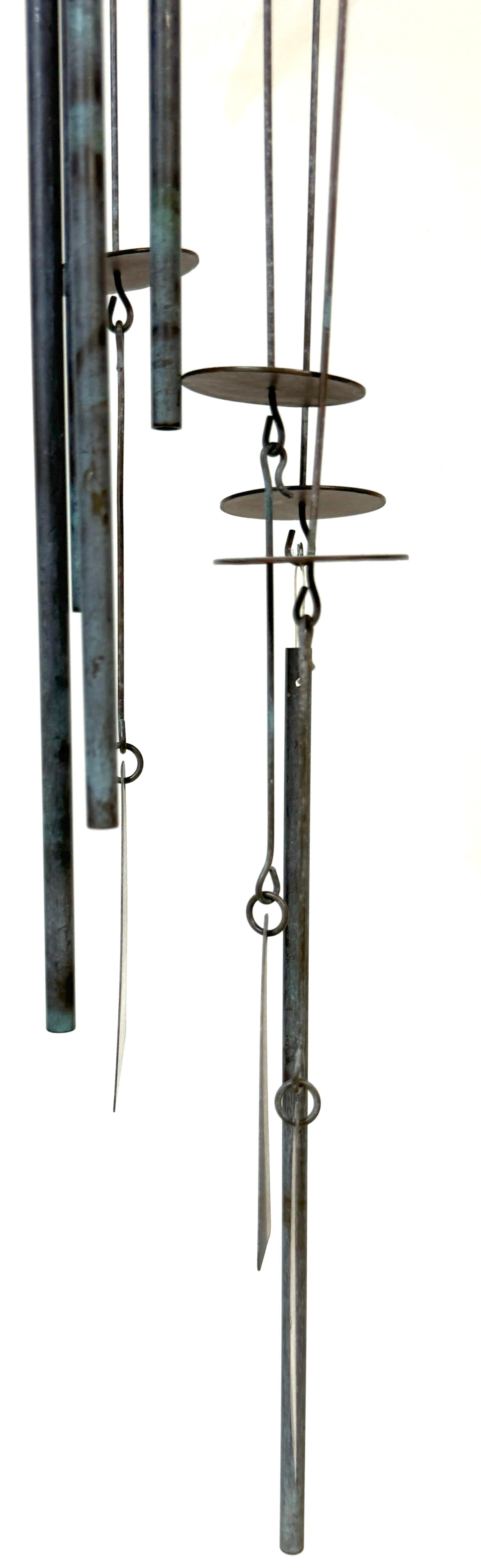 Unknown American Artisan Modern Steel Kinetic Mobile, Circa 1970s For Sale 3