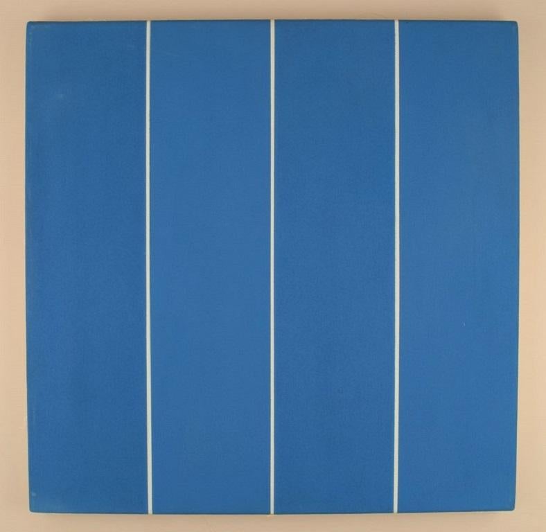 Unbekannter Künstler. Öl auf Leinwand. Abstrakte Zusammensetzung. Datiert 1980.
Maße: 60 x 60 cm.
In ausgezeichnetem Zustand.
Unterzeichnet und datiert.