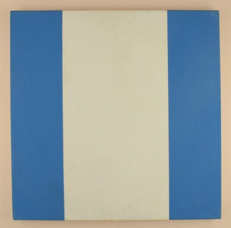 Artista sconosciuto. Olio su tela. Composizione astratta. Datato 1980.
Misure: 60 x 60 cm.
In ottime condizioni.
Firmato e datato.