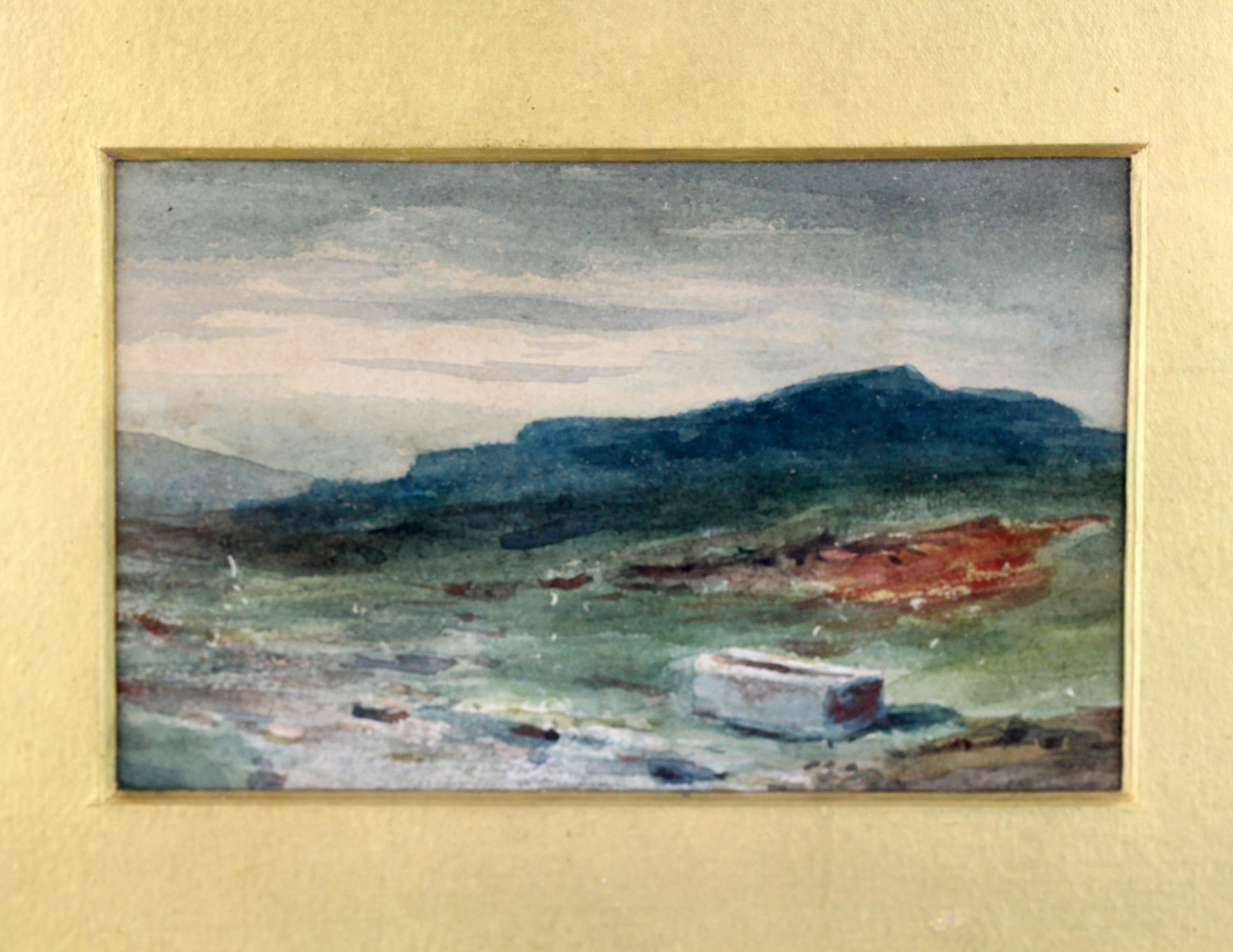 Unknown artist watercolor painting,
Depicting mountain's scenery,

circa 1940s

Size with the frame
1.2 × 17 × 21.2 cm
Size without frame
14 x 8.5 cm

Approximate weight 2 Kg


Condition: Actual painting is in excellent condition with