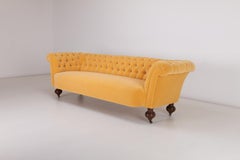 Large Chesterfield Sofa from Sweden early 1900s Mohair Velvet from Rose Uniacke